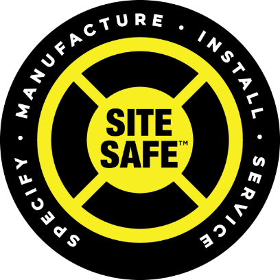 Site Safe, specify manufacture, install, service