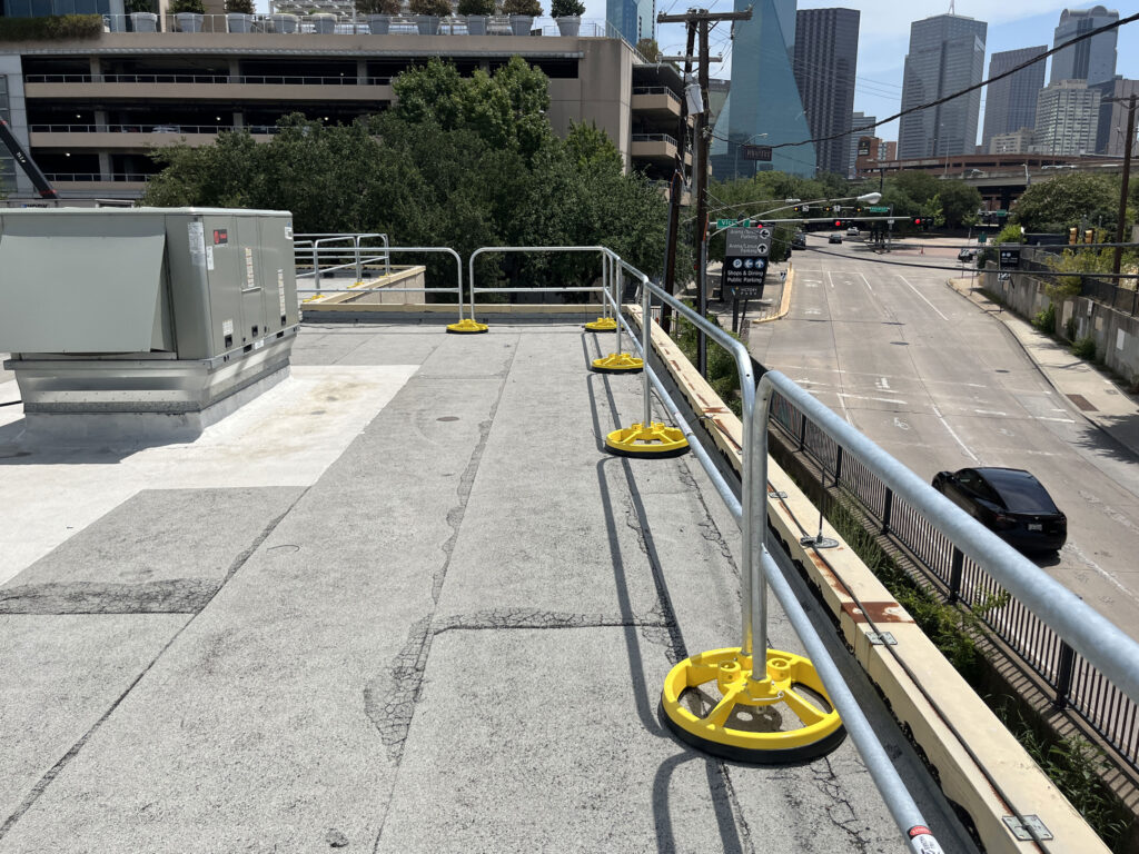 src360 mobile rail on top of sodexo building