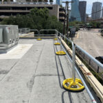 src360 mobile rail on top of sodexo building
