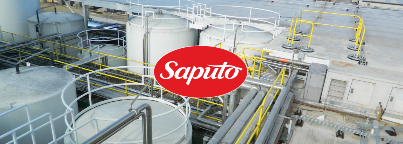 Saputo logo and rooftop