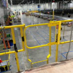 self-closing gate interior warehouse