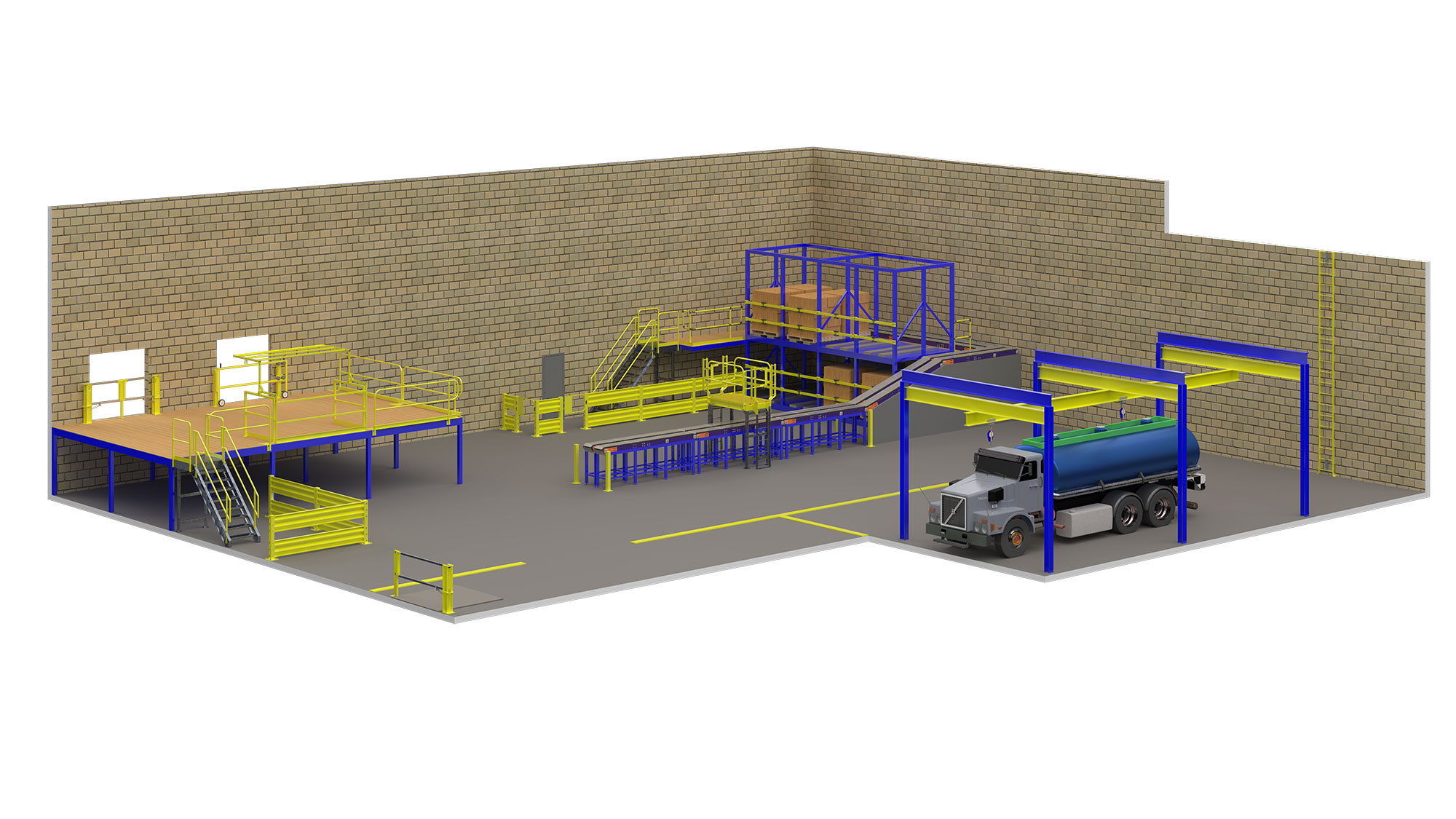 interior building render
