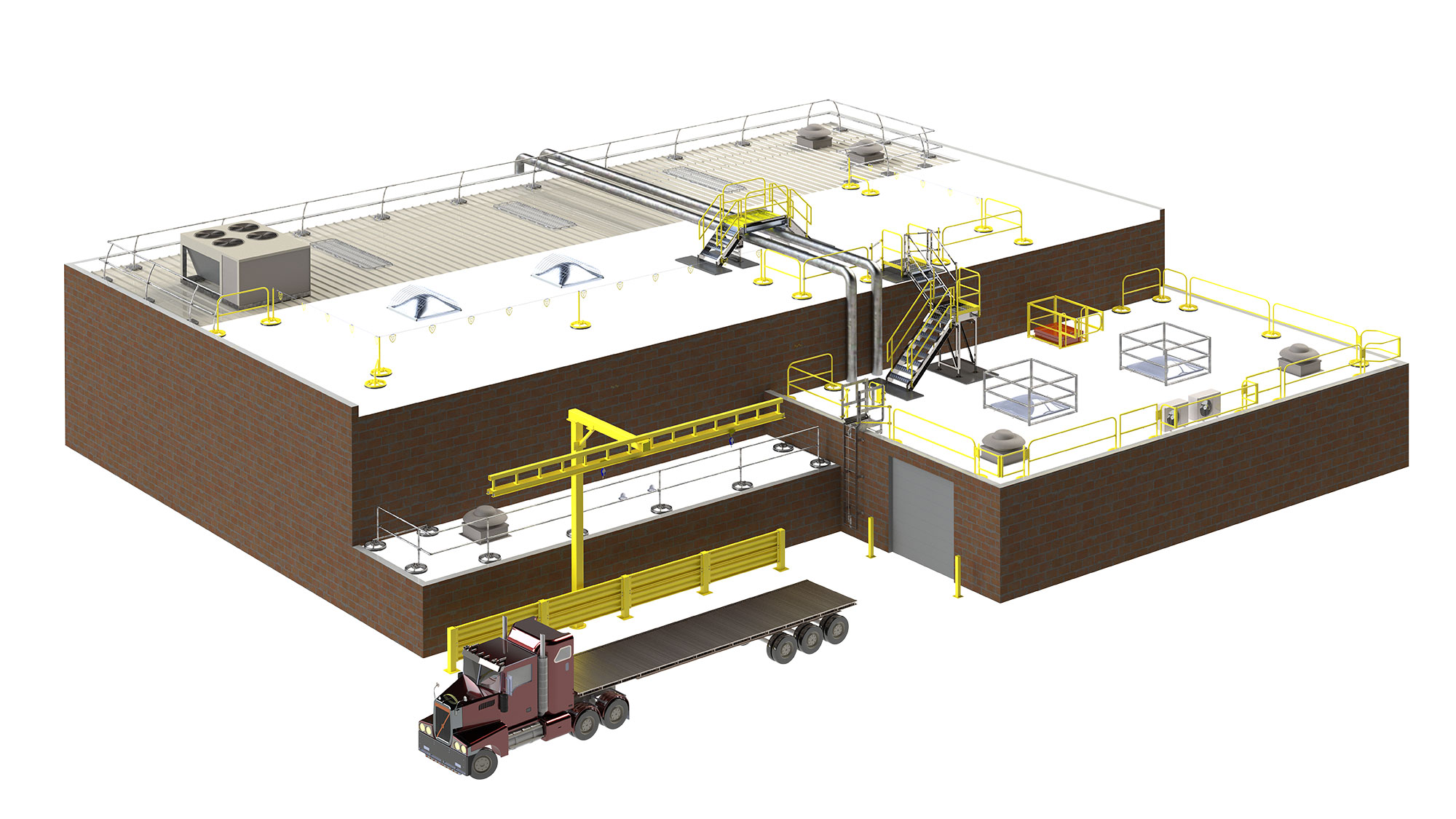 exterior building rendering